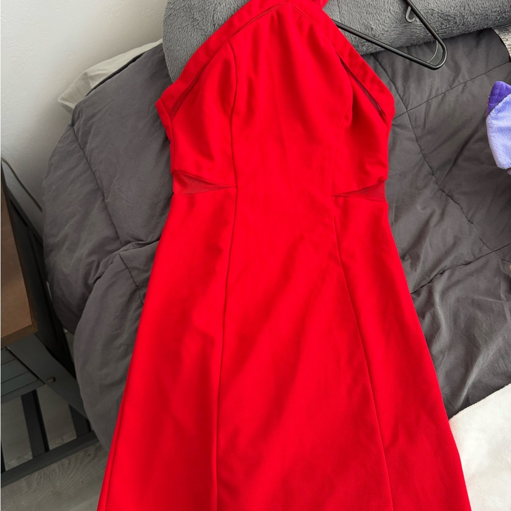 Elegant Red Women's Dress